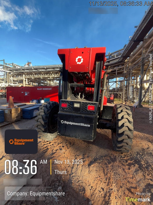 2020 Manitou MTA10055 Cab/Heat/Air, 120 HP, Solid Tires, Work Lights, Lift Hook, Auxiliary Hydraulics w/66" Carriage and 60" Forks