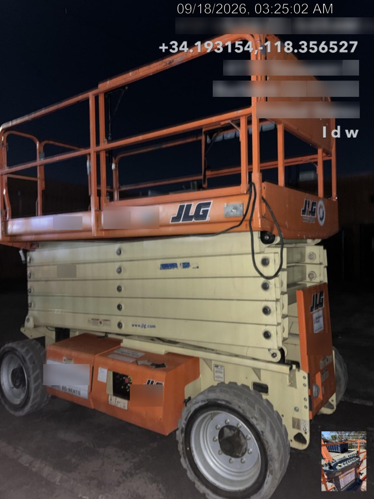 2018 JLG 4069LE