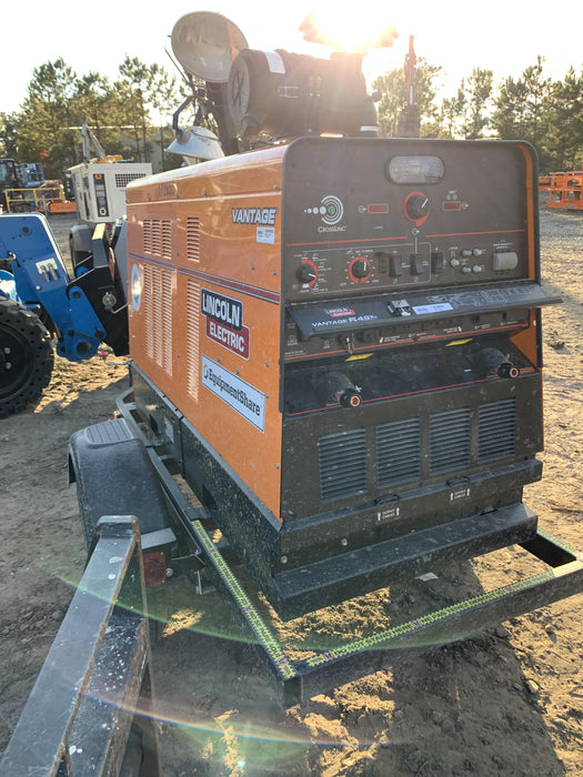 2021 Lincoln Electric Vantage 549X Ready Pak 3, ORANGE (includes trailer, cable rack, fender light kit)