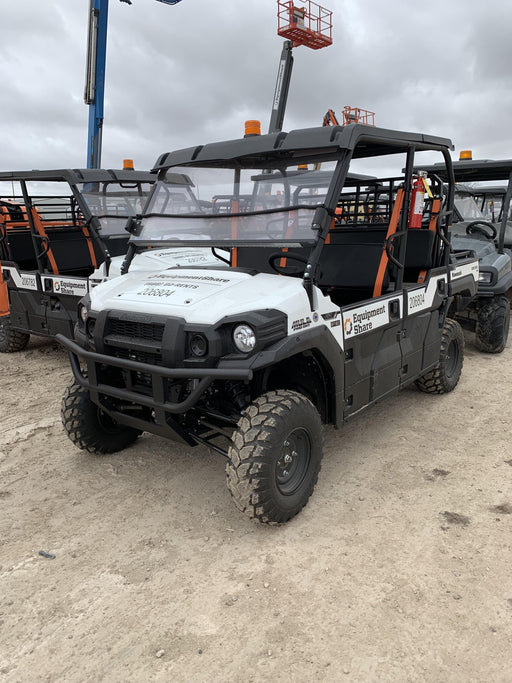 2022 Kawasaki Mule PRO-DXT Standard Options, Backup Alarm, Beacon, Plastic Hard Top, Poly Windshield, Horn Kit