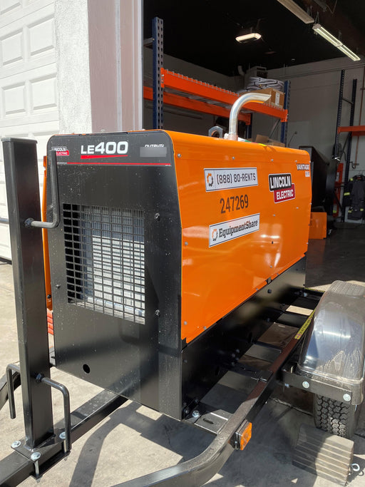 2022 Lincoln Electric LE400 Kubota V1505, Trlr, Cable Rack, Light Kit, ES Decals, T3