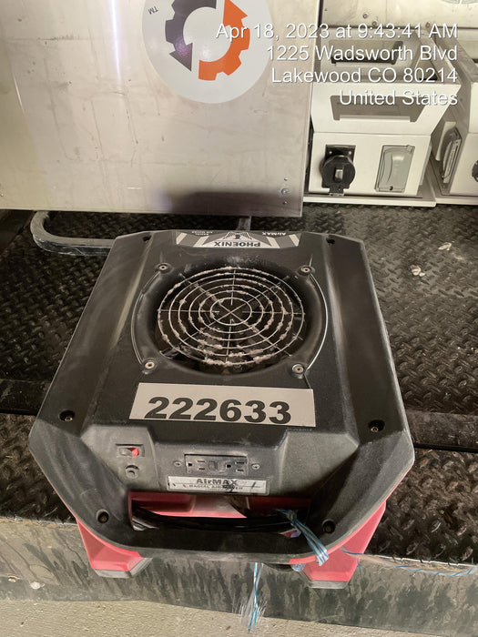 2022 PHOENIX AirMAX Radial Air Mover