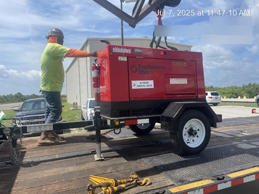 2024 Shindaiwa DGW400DML Kubota D902 Engine, 23 HP, Dual Op Welder, Wire, Arc, Droop Stick, Tig, and CC Stick Functionality, Simulphase, 3 Phase and 1 Phase Gen Output, Single Axle NB Trlr, Slr Trckl Chrg 12V 12W, Fire Ext, T3