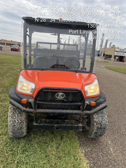 2020 Kubota RTV-X1140W-H Canopy, Diesel, 2 Seater, HDWS Tires, Windshield, Back up Alarm, Amber Strobe Light, Cargo Box