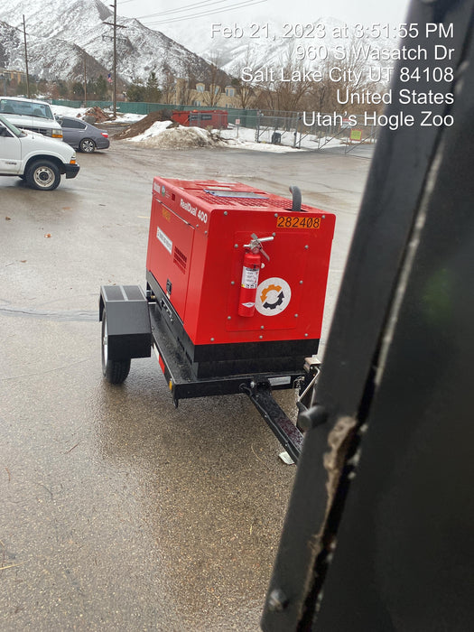 2022 Shindaiwa DGW400MDL Kubota D902 Engine, 23 HP, Dual Op Welder, Wire, Arc, Droop Stick, Tig, and CC Stick Functionality, Simulphase, 3 Phase and 1 Phase Gen Output, Single Axle NB Trlr, Slr Trckl Chrg 12V 12W, Fire Ext