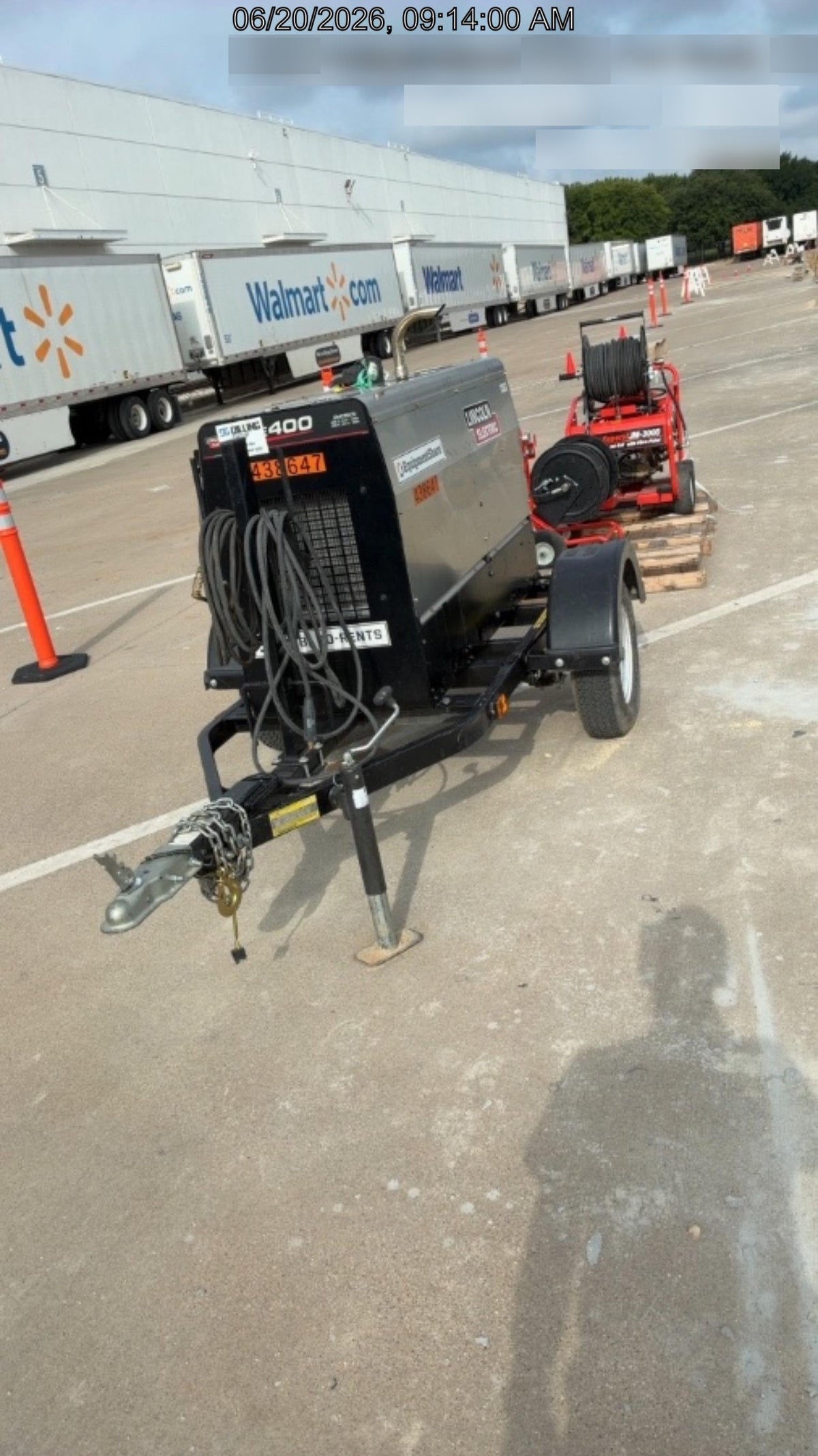 2024 Lincoln Electric LE400 Kubota V1505, Trlr, Cable Rack, Light Kit, ES Decals, T3