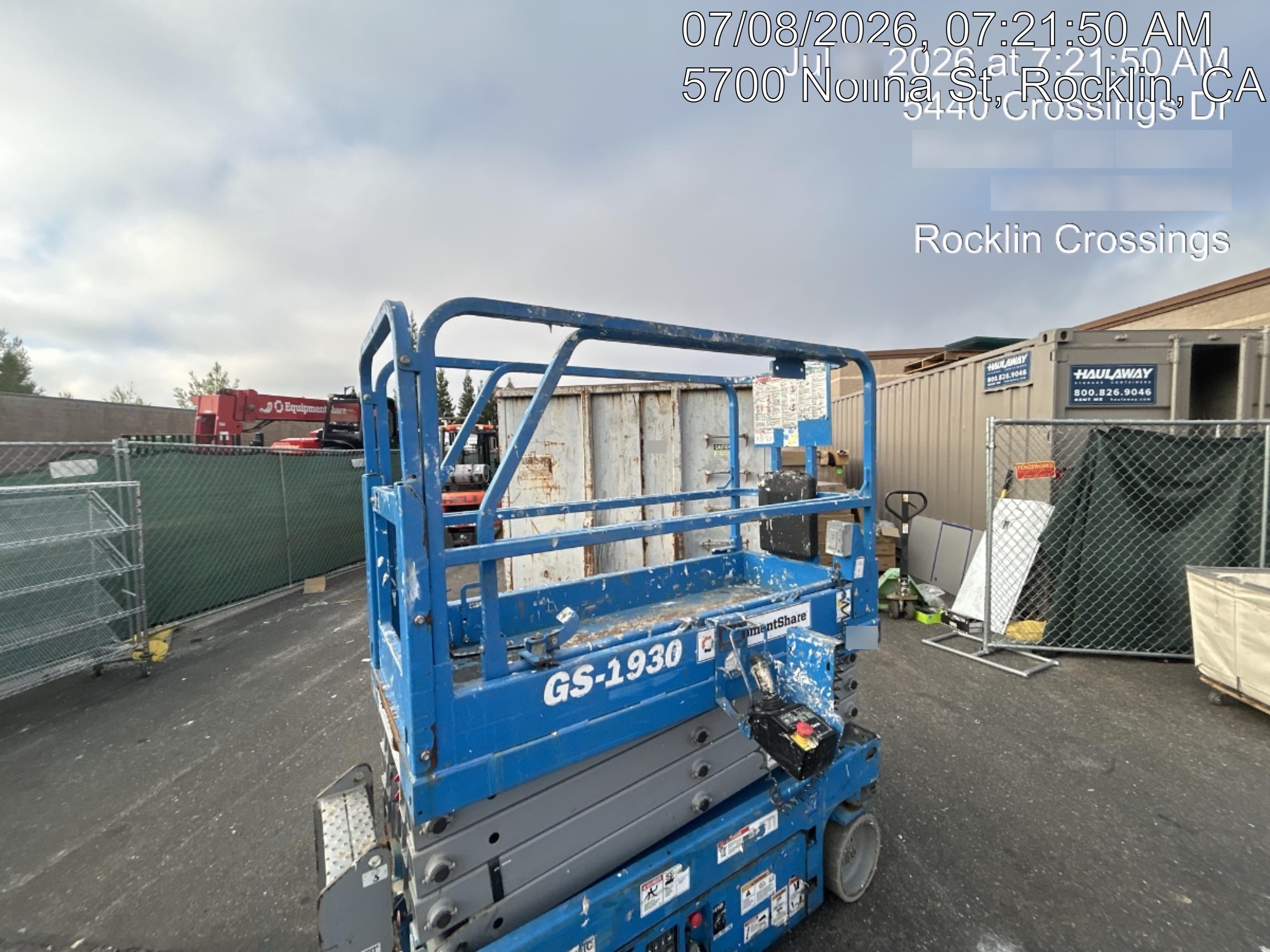 2019 Genie GS-1930 Half Height Swing Gate, 800W Inverter