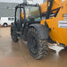 2019 JCB 509-42 74 HP w/Open ROPS, Beacon, Aux Hydraulics, LED Work lights, Solid Tires 66" Carriage/60" Forks