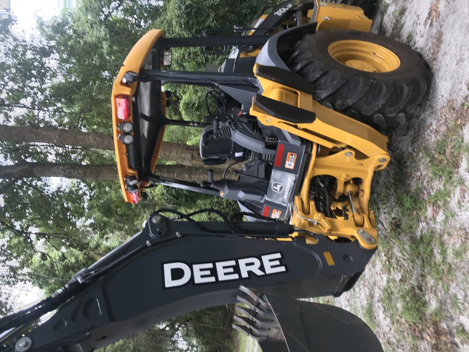 2020 John Deere 310LEP Canopy, 4WD, Standard Stick, Pilot Controls, 2 Way Hydraulics, TAG Manual QC
