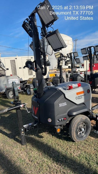 2024 Wacker Neuson LTT4 Diesel, Kohler KDW702, Deep Sea Controller, Auto Start, LED 320W, Bypass Outlet, T3