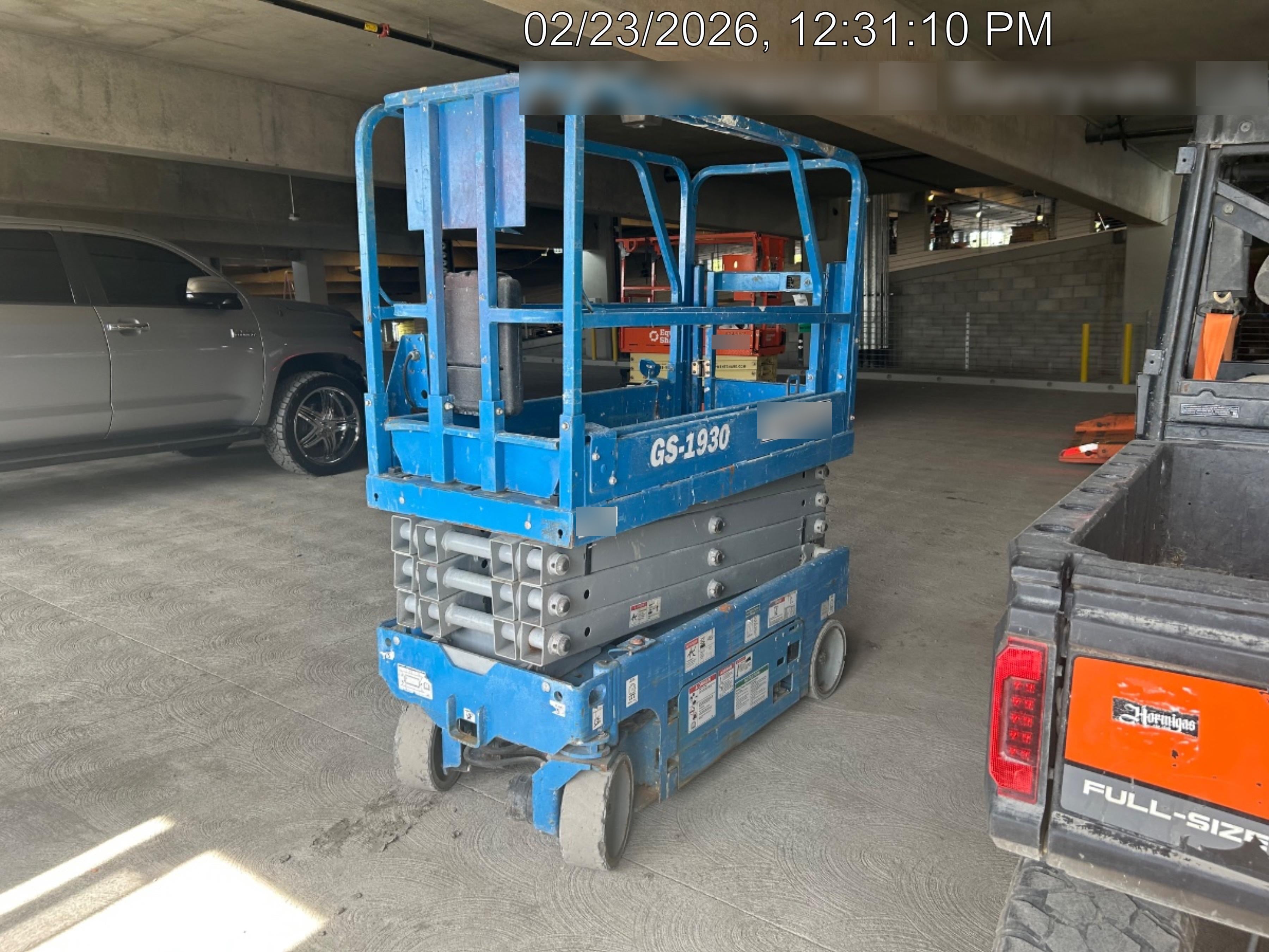 2019 Genie GS-1930 Half Height Swing Gate, 800W Inverter