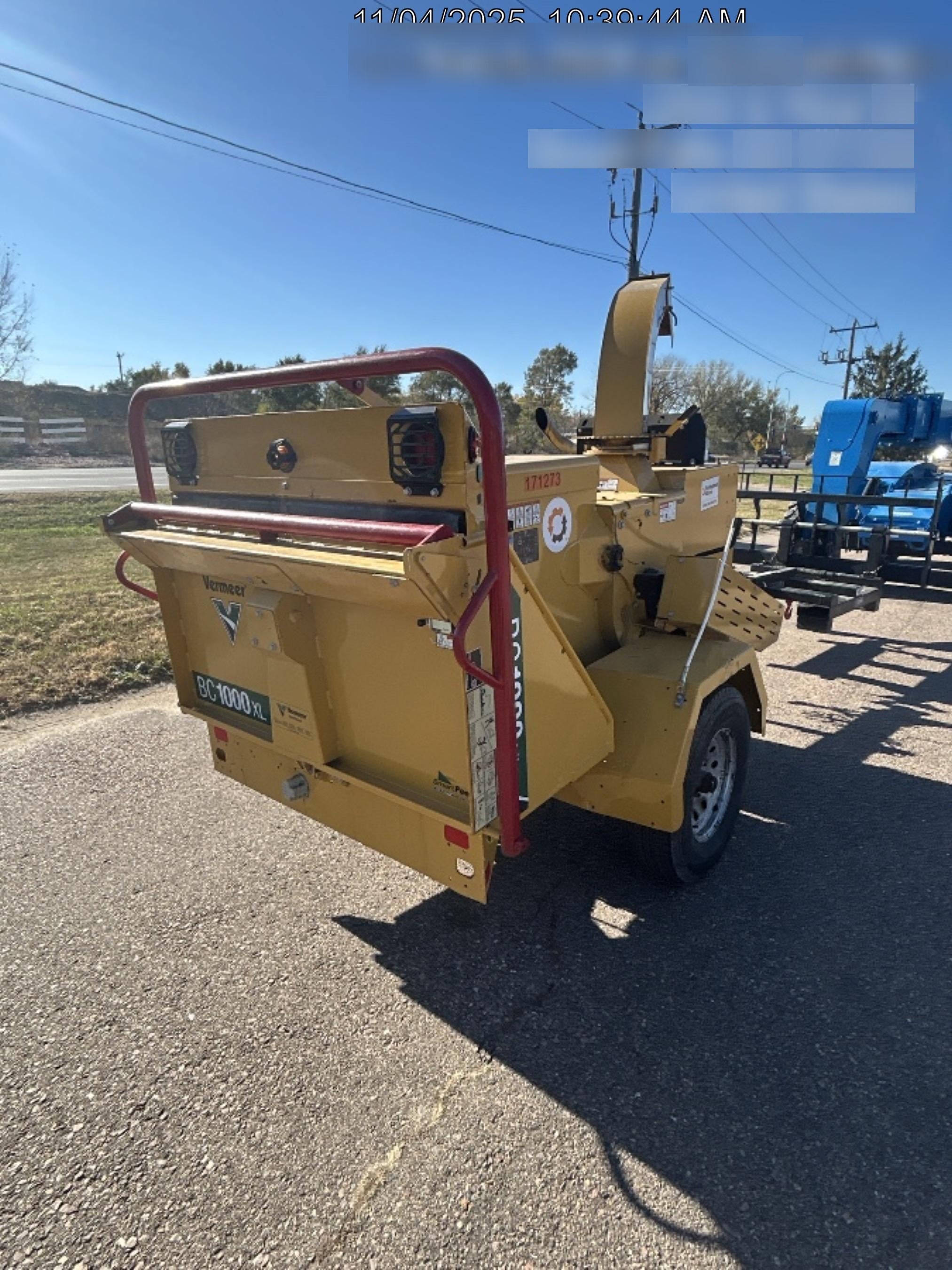 2021 VERMEER BC1000XL Diesel