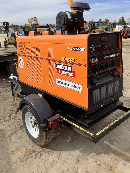2021 Lincoln Electric Vantage 549X Ready Pak 3, ORANGE (includes trailer, cable rack, fender light kit)