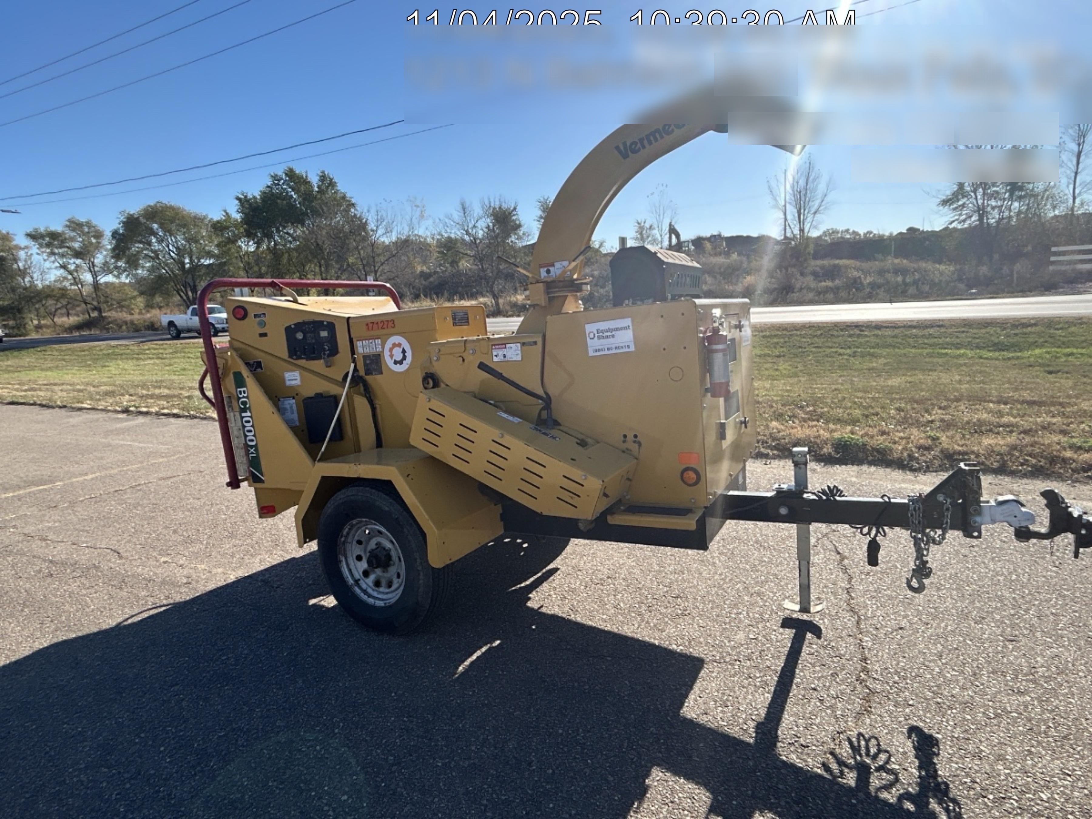 2021 VERMEER BC1000XL Diesel