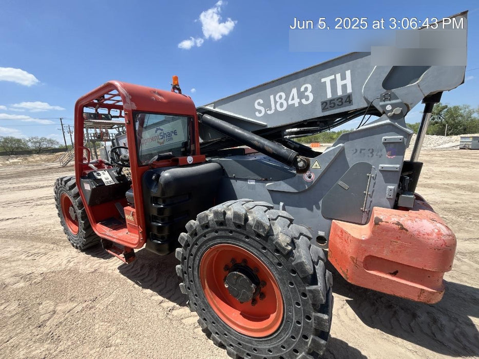 2016 Skyjack SJ843 TH 60" Carriage, Solid Tires