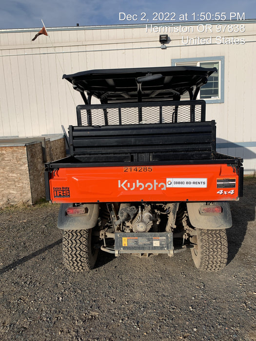 2022 Kubota RTV-X1140W-H Plastic Canopy, Windshield Acrylic Clear, LED Strobe Light, Wire Harness Kit, Back up Alarm