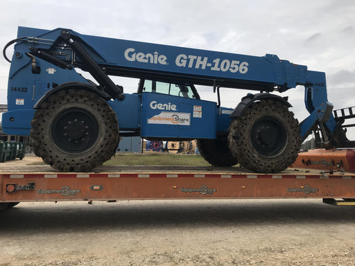 2018 Genie GTH-1056 Genie GTH-1056 w/CAB, Solid Tires, Work Lights, 60" carriage/forks, cab mesh, beacon