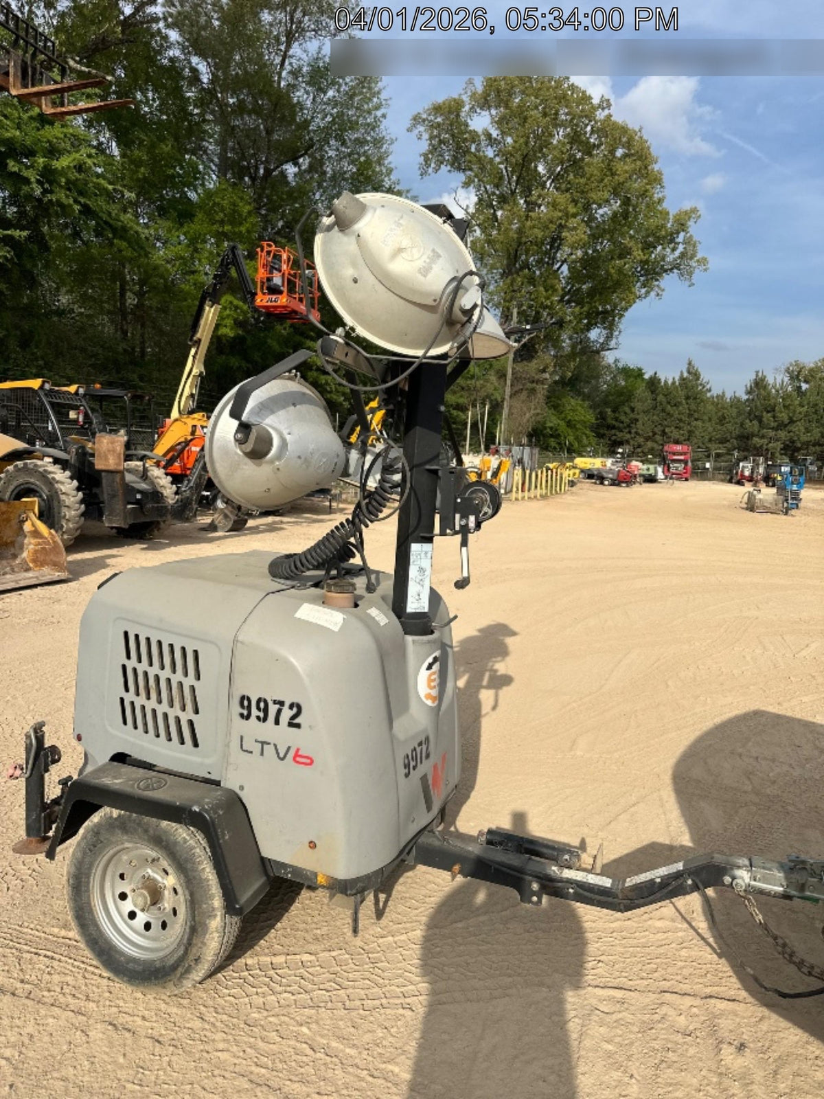 Wacker Neuson LTV6K-MH Wacker Neuson LTV6K Towable Light Tower