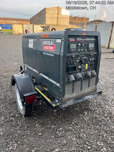 2024 Lincoln Electric Dual Maverick 200/200X Ready Pak 3, Includes Trailer, Cable Rack, Fender Light Kit K4382-1-RP3