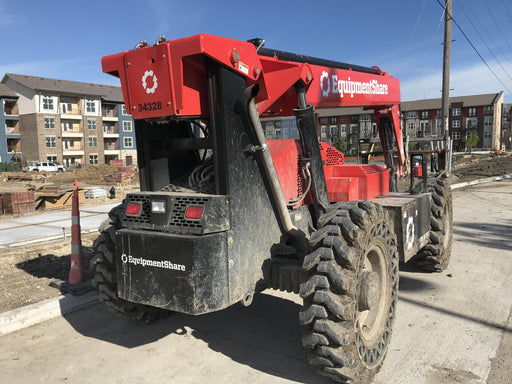 2019 Manitou MTA10055 Canopy, 120 HP, Solid Tires, Work Lights, Lift Hook, Auxiliary Hydraulics 66" Carriage and 60" Forks