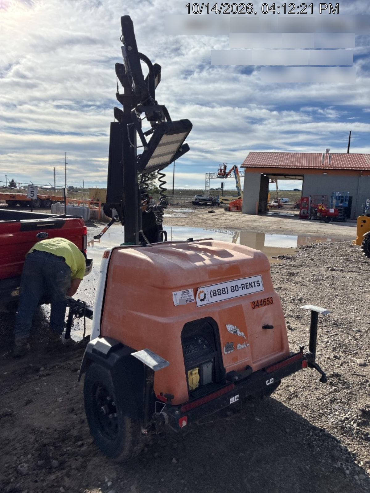 2023 Generac MLT2 Diesel, Flex Switch 120V Input, Powerzone Controller, (4) 320W LED Lights, 4kW Generator, 39.9 Gal Fuel Tank, 2" Ball, T3