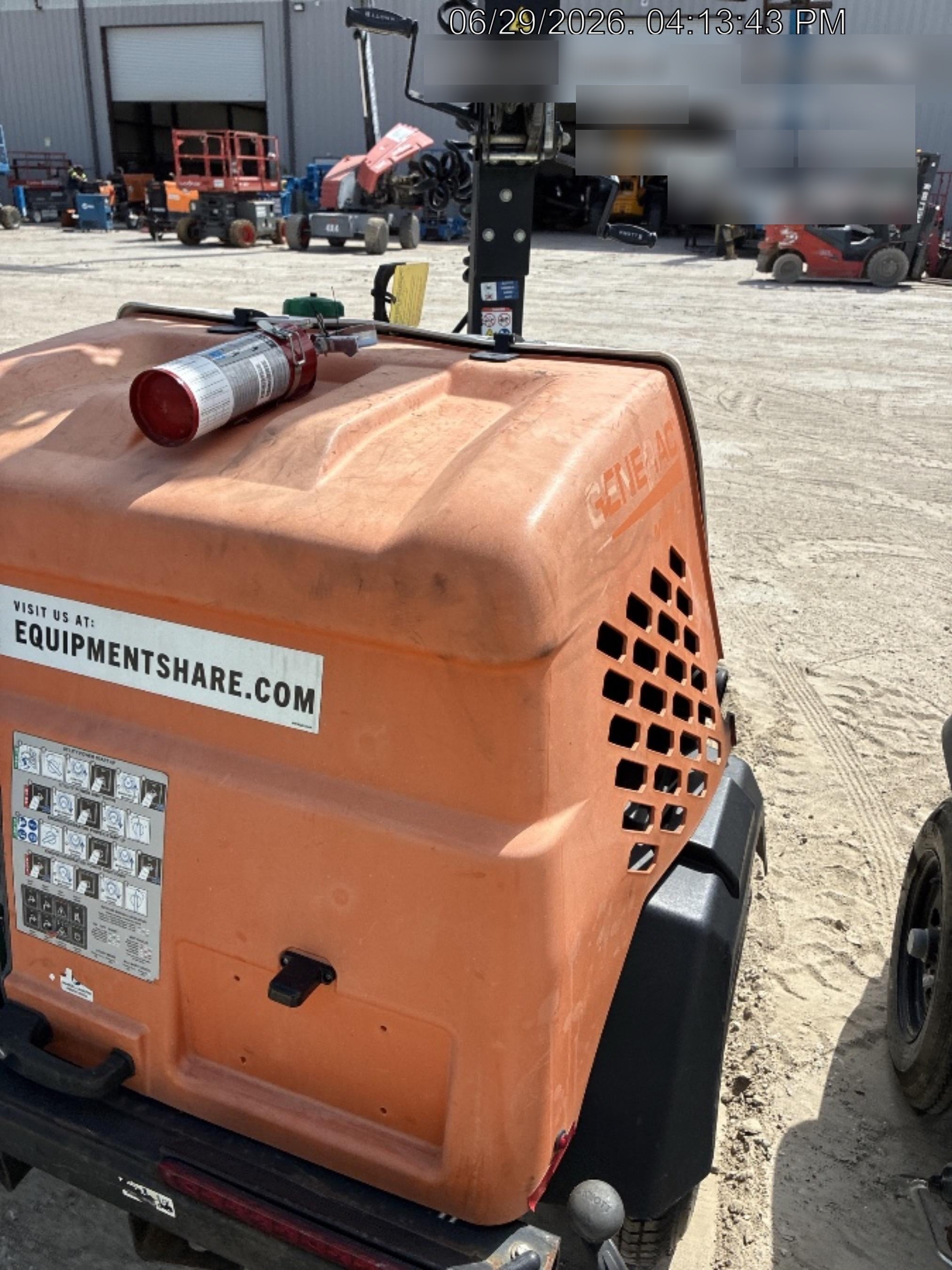 2023 Generac MLT2 Diesel, Flex Switch 120V Input, Powerzone Controller, 
(4) 320W LED Lights, 4kW Generator, 39.9 Gal Fuel Tank, 2" Ball, T3