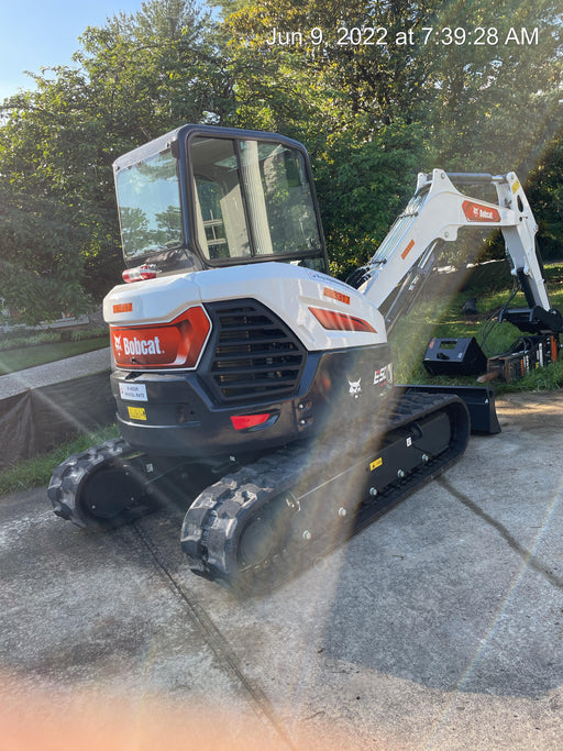 2022 Bobcat E50 Cab/Heat/Air, Rubber Tracks, Manual QC, Hydraulic Thumb