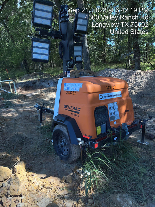 2023 Generac MLT2 Diesel, Flex Switch 120V Input, Powerzone Controller, (4) 320W LED Lights, 4kW Generator, 39.9 Gal Fuel Tank, 2" Ball, T3