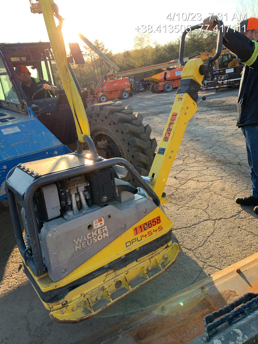 2020 Wacker Neuson DPU4545HEH Walk Behind Reversible Plate Compactor, Diesel