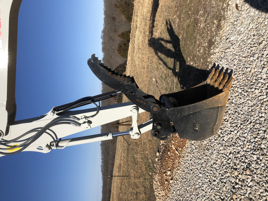 2019 Takeuchi TB290 Cab, AC, Rubber Tracks, Dozer Blade, Travel Alarm, Control Pattern Change Valve, Auxiliary Hydraulics w/18" Quick Coupler Bucket with teeth, 6.2 cu. ft. capacity/24" Quick Coupler Bucket with teeth, 8.6 cu. ft. capacity/36" Quick Coupler Bucket with teeth, 13.4 cu. ft. capacity, Quick Coupler, Hydraulic Thumb Installed