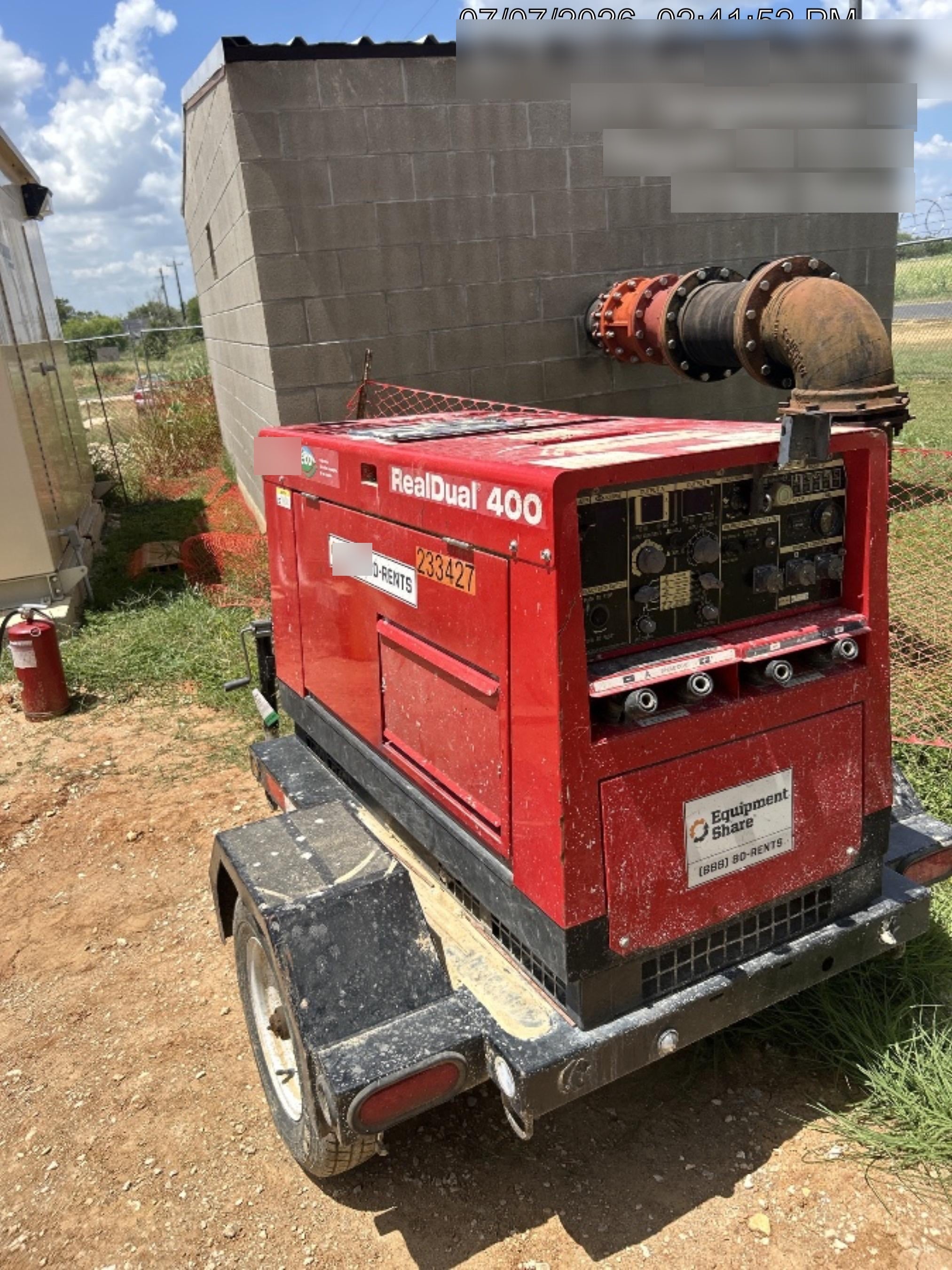 2022 Shindaiwa DGW400MDL Kubota D902 Engine, 23 HP, Dual Op Welder, Wire, Arc, Droop Stick, Tig, and CC Stick Functionality, Simulphase, 3 Phase and 1 Phase Gen Output, Single Axle NB Trlr, Slr Trckl Chrg 12V 12W, Fire Ext