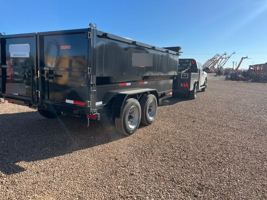 2025 TEXAS PRIDE TRAILERS 14'L x 7'W 5 Cu Yd Trunnion Hydraulic Dump