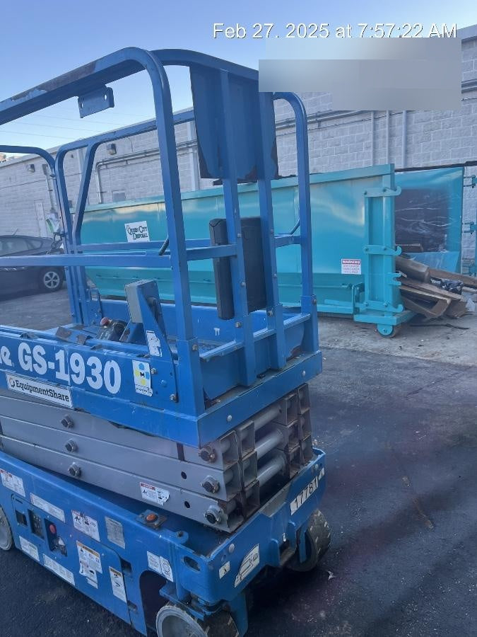 2018 Genie GS-1930 Genie GS-1930 w/Fixed Rail, Chain Entry
