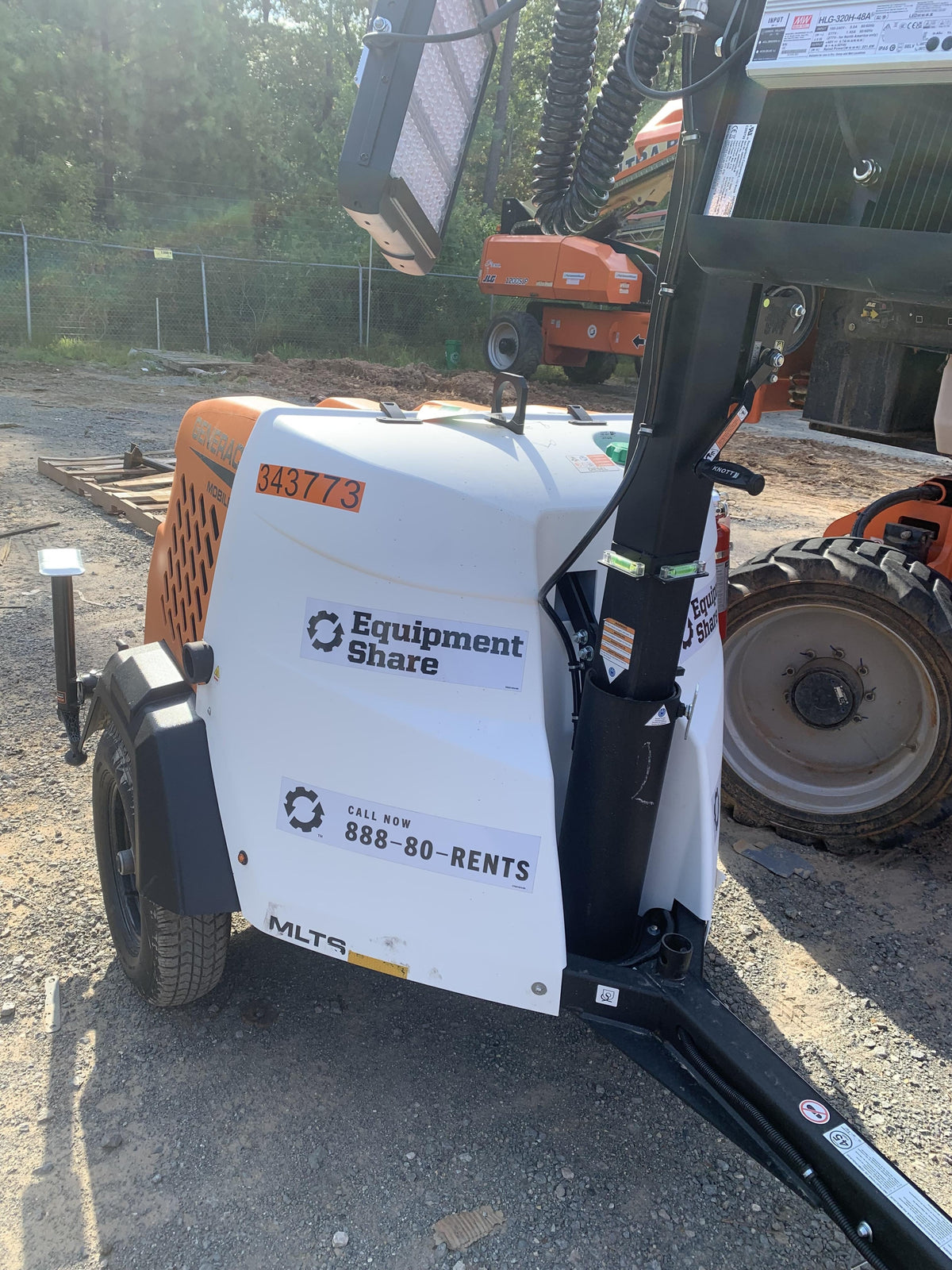 2023 Generac MLT2 Diesel, Flex Switch 120V Input, Powerzone Controller, (4) 320W LED Lights, 4kW Generator, 39.9 Gal Fuel Tank, 2" Ball, T3