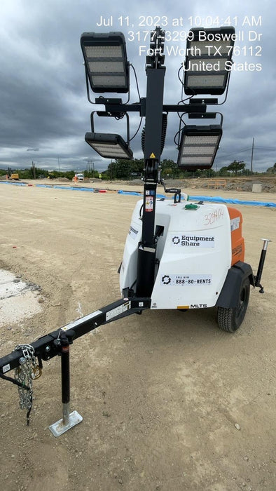 2023 Generac MLT2 Diesel, Flex Switch 120V Input, Powerzone Controller, (4) 320W LED Lights, 4kW Generator, 39.9 Gal Fuel Tank, 2" Ball, T3