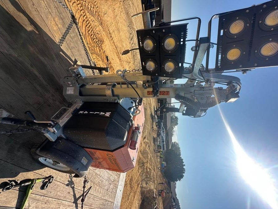 2025 Wanco WLTT-4MM4K Diesel, Mitsubishi L2E, 9.0HP @1800 rpm, Deep Sea Controller, Shore Power Plug, Auto Start, (4) 350W LED Floodlights, 4kW Generator, 60 Gal Fuel Tank, 2" Ball, T3