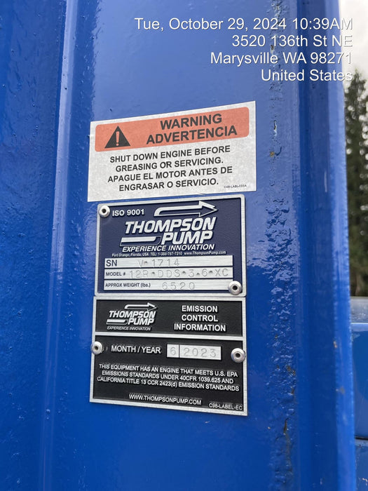 2023 THOMPSON 12R-DDS-3.6-X Canopy