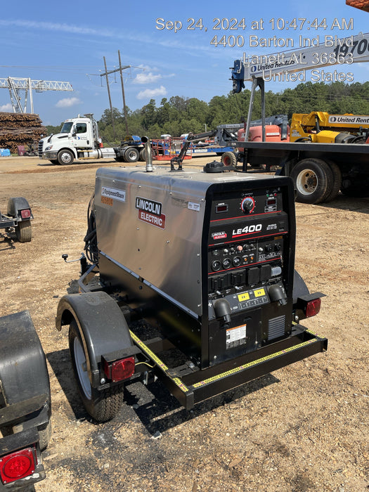 2024 Lincoln Electric LE400 Kubota V1505, Trlr, Cable Rack, Light Kit, ES Decals, T3