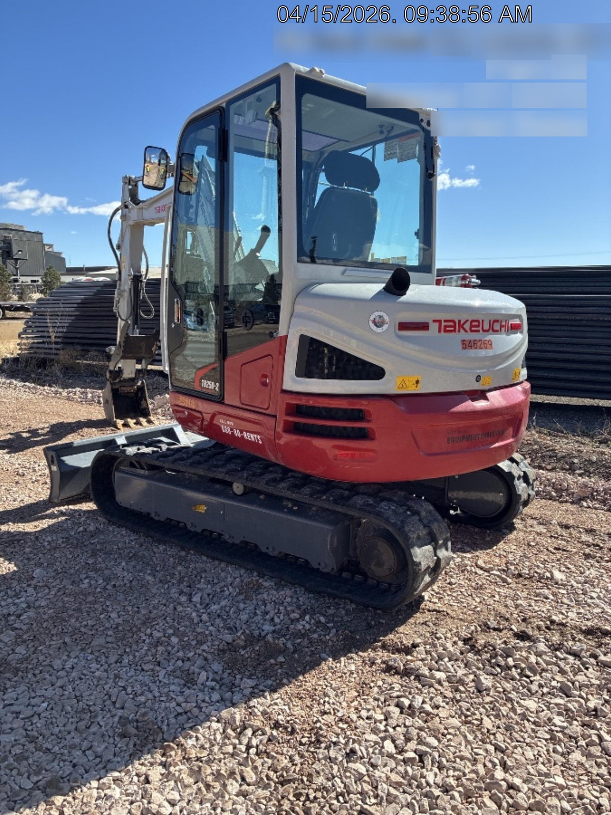 2025 TAKEUCHI TB250-2CR