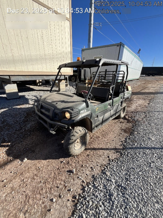 Kawasaki Mule PRO-DXT Standard Options, Backup Alarm, Beacon, Plastic Hard Top, Poly Windshield, Horn Kit