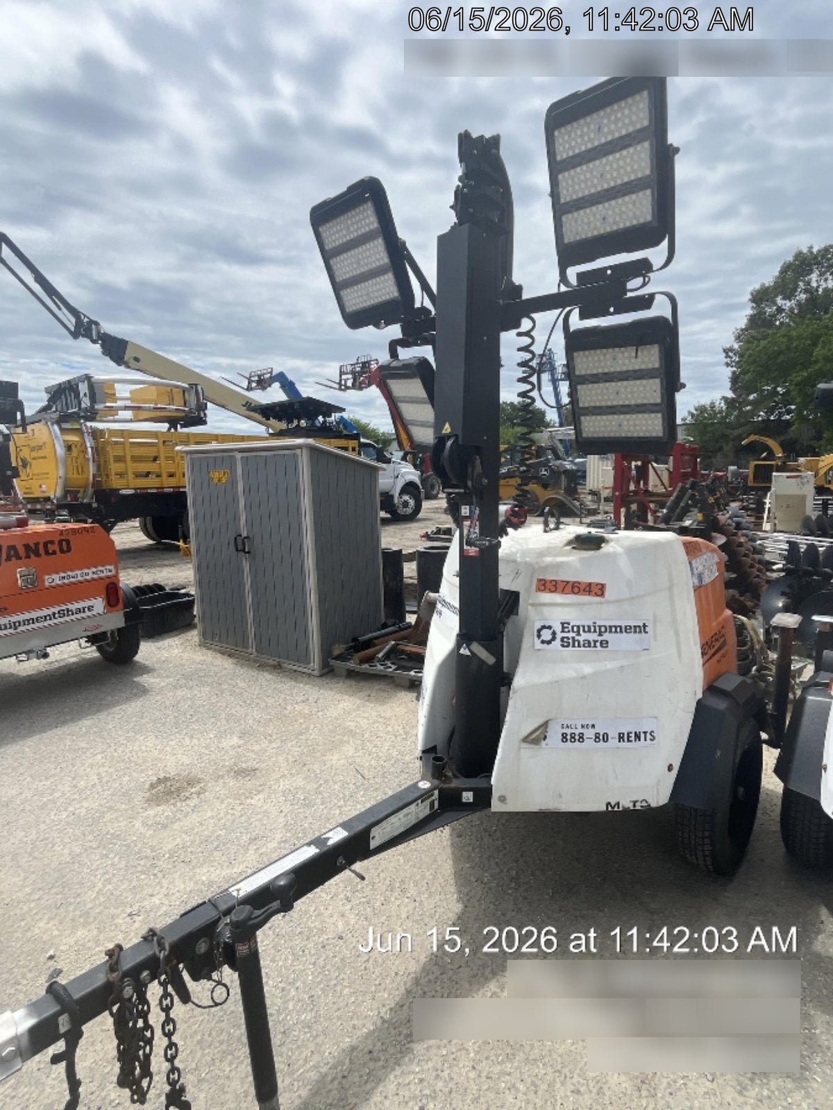 2023 Generac MLT2 Diesel, Flex Switch 120V Input, Powerzone Controller, (4) 320W LED Lights, 4kW Generator, 39.9 Gal Fuel Tank, 2" Ball, T3