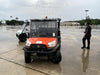 2021 Kubota RTV-X1140W-H Plastic Canopy, Windshield Acrylic Clear, LED Strobe Light, Wire Harness Kit, Back up Alarm