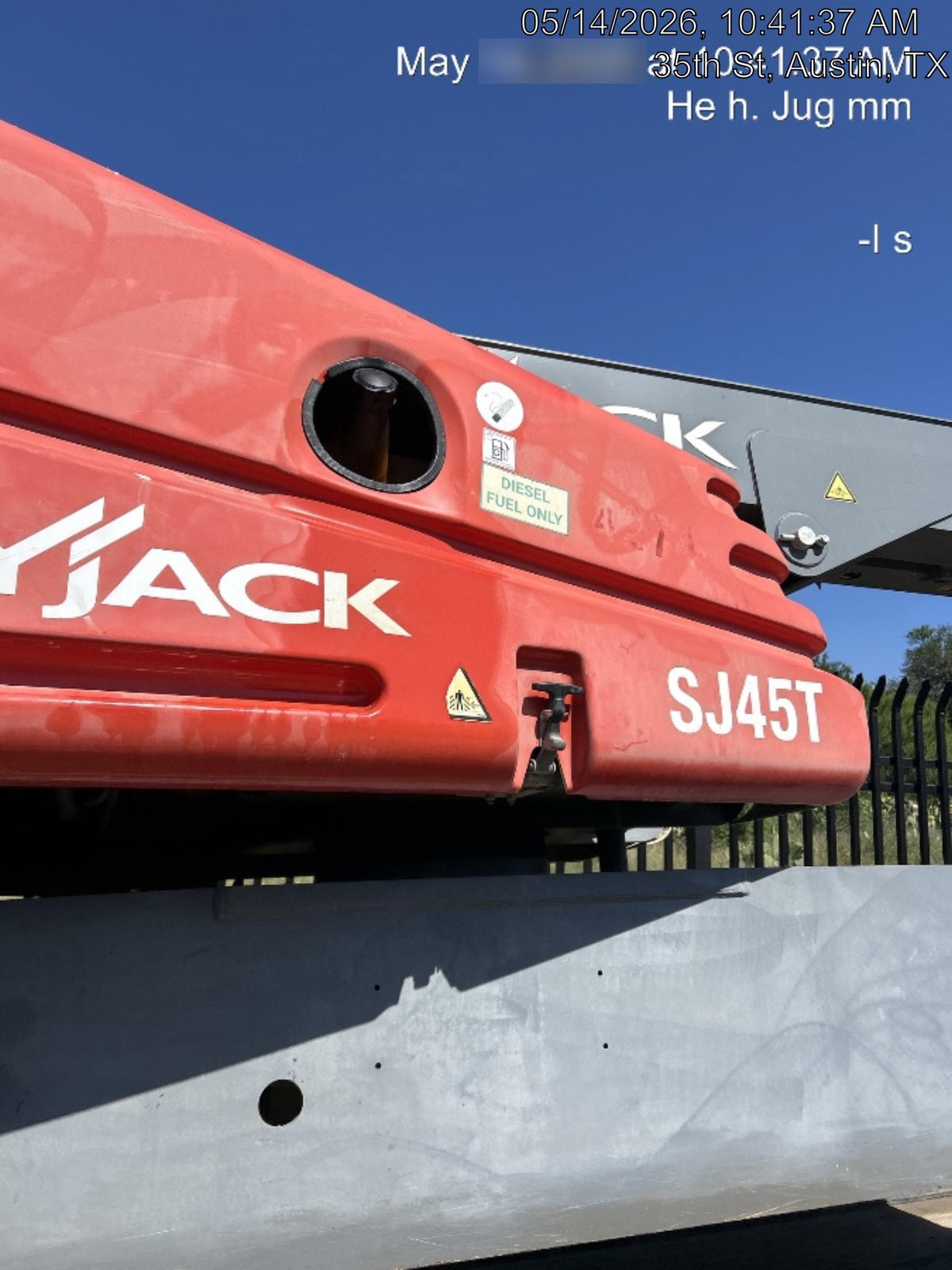 2017 SKYJACK SJ45T+