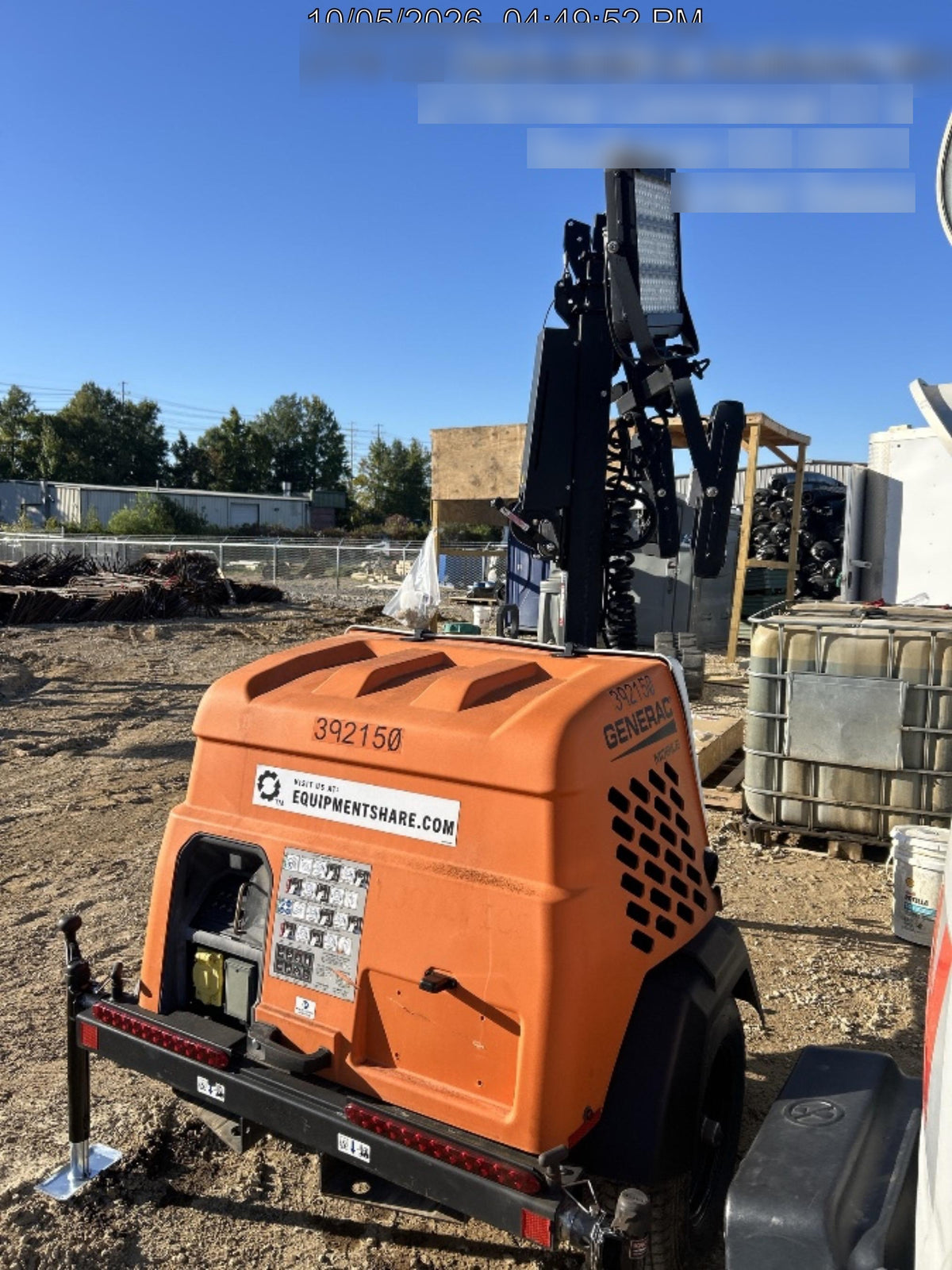 2024 Generac MLT2 Diesel, Flex Switch 120V Input, Powerzone Controller, 
(4) 320W LED Lights, 4kW Generator, 39.9 Gal Fuel Tank, 2" Ball, T3