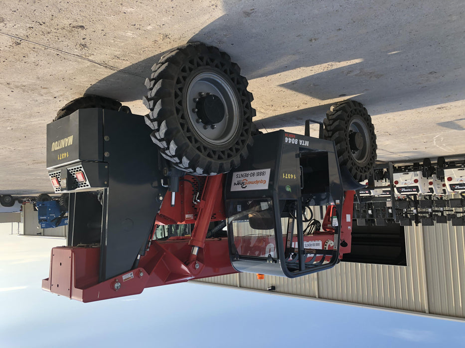 2019 Manitou MTA8044 MTA 8044 - 74 HP T4, Canopy, Worklights/Strobe, Beacon, 66" Carriage, 48" Forks, Solid Tires, Lift Hook, Aux Hydraulics