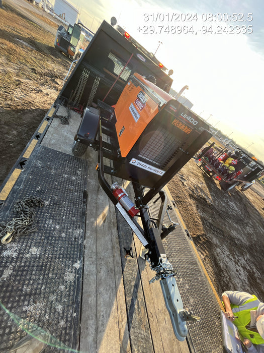 2022 Lincoln Electric LE400 Kubota V1505, Trlr, Cable Rack, Light Kit, ES Decals, T3