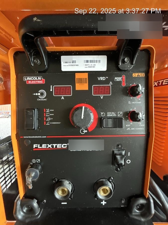 2025 LINCOLN ELECTRIC FLEXTEC 350X