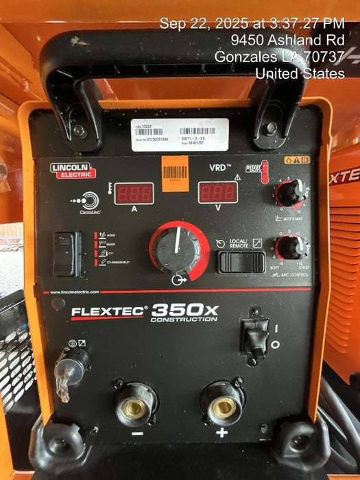2025 LINCOLN ELECTRIC FLEXTEC 350X