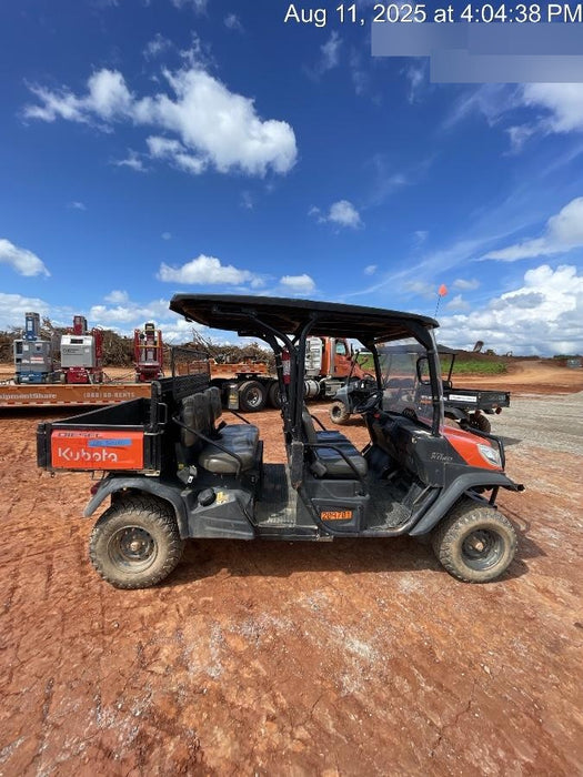 2022 Kubota RTV-X1140W-H Plastic Canopy, Windshield Acrylic Clear, LED Strobe Light, Wire Harness Kit, Back up Alarm