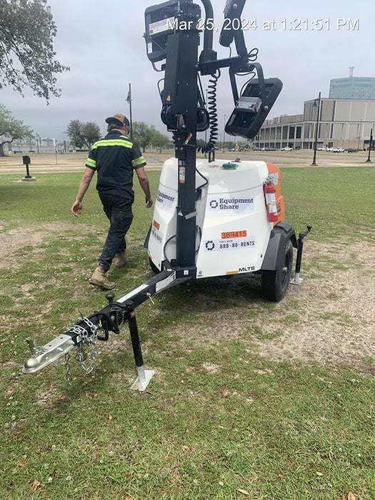 2023 Generac MLT2 Diesel, Flex Switch 120V Input, Powerzone Controller, 
(4) 320W LED Lights, 4kW Generator, 39.9 Gal Fuel Tank, 2" Ball, T3